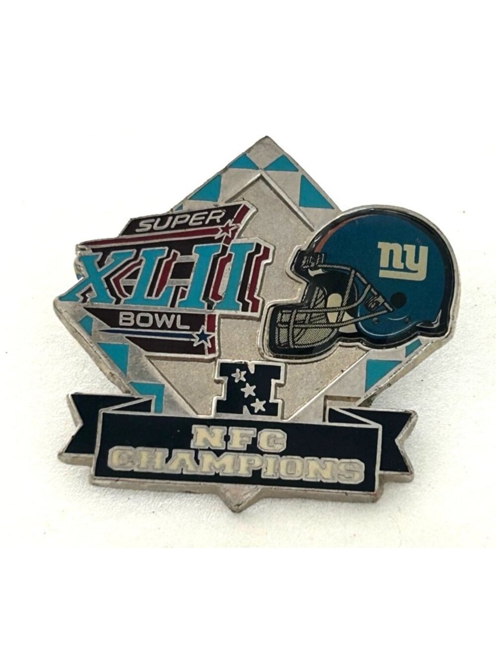 Super Bowl XLII NFC Champions NY Giants Pin By Aminco Football NFL